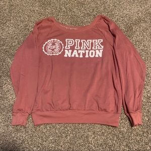 VS PINK CREWNECK